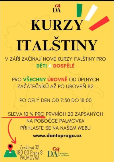 Reklama kurzy italstiny